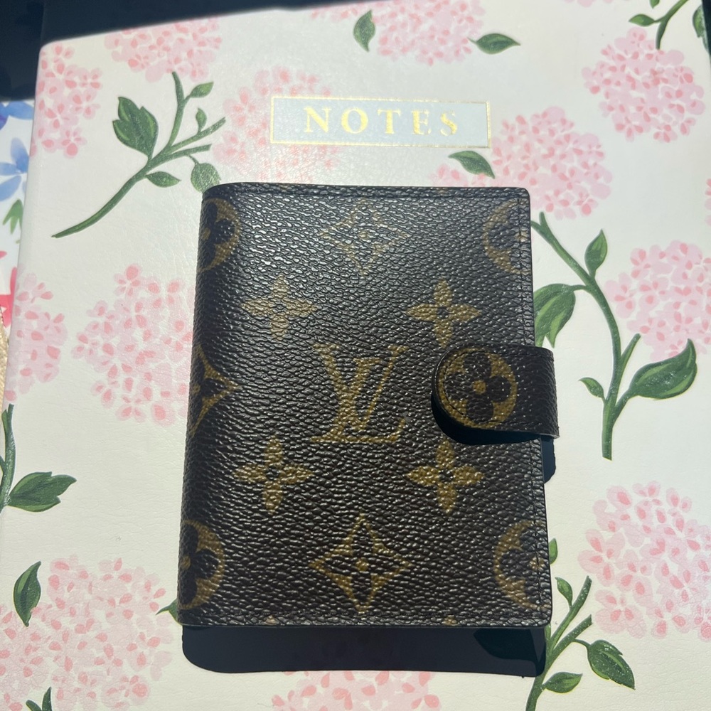 Louis Vuitton Brown and Gold Monogram Card Holder